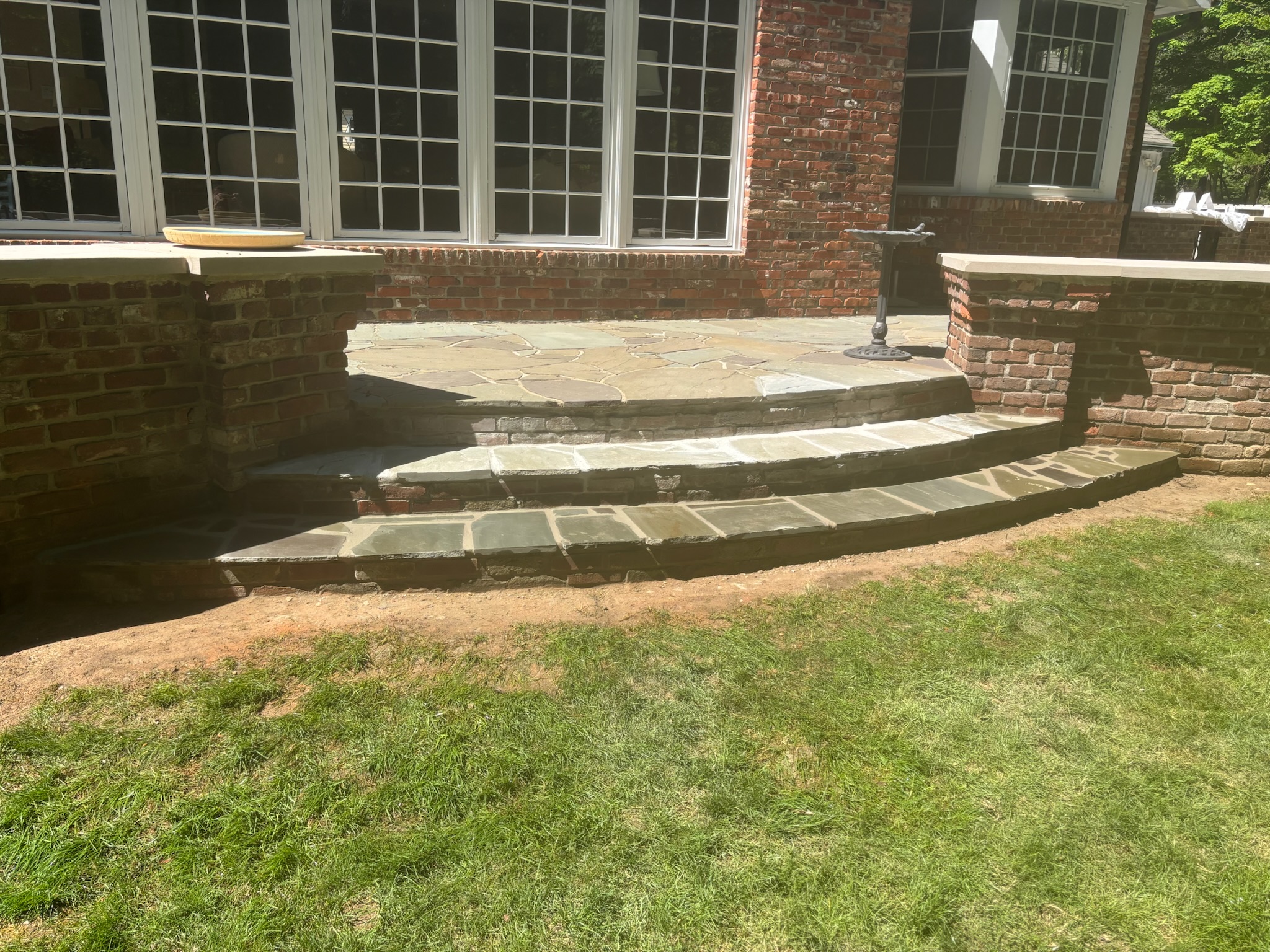 Patio Step Repair — after
